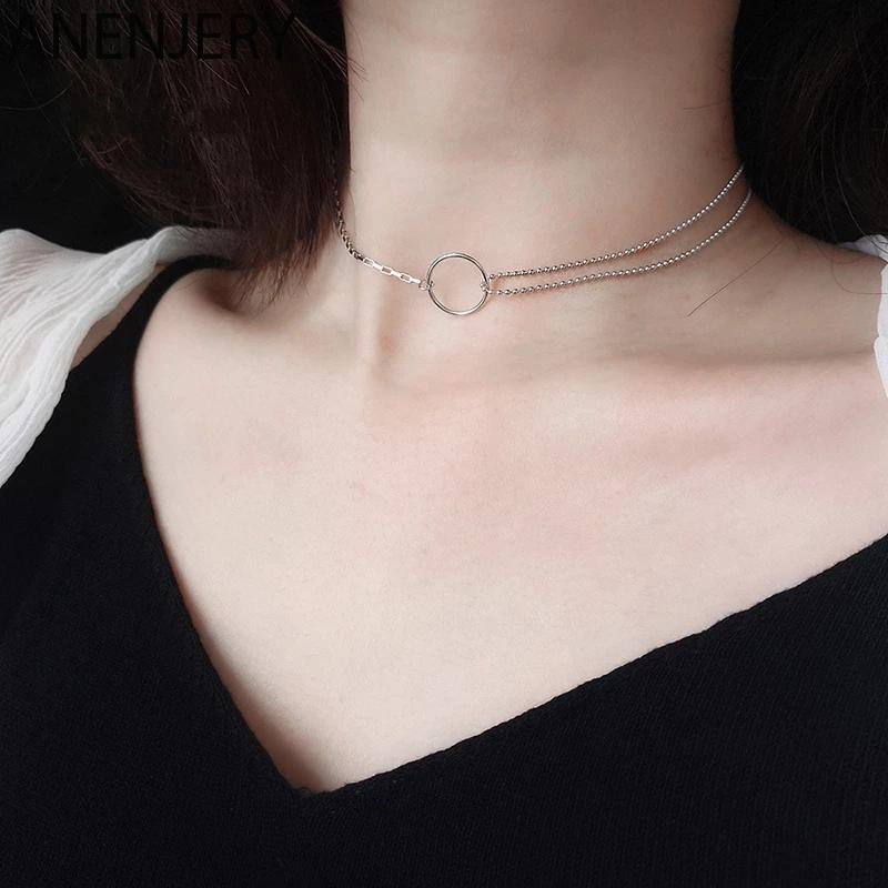Canner Double Layer Circle Asymmetric Bead Chain Necklace for Women Girls Fashion Geometric Clavicle Chain Necklace Jewelry
Canner Double Layer Circle Asymmetric Bead Chain Necklace for Women Girls Fashion Geometric Clavicle Chain Necklace Jewelry