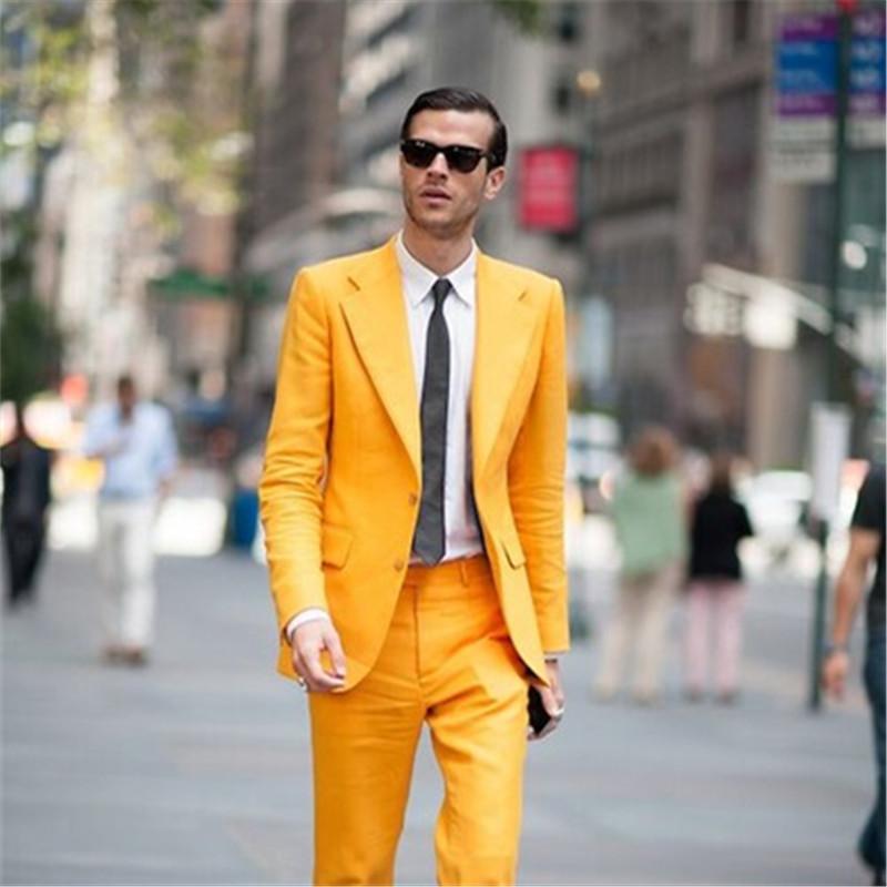New Arrival Yellow Men Suits 2 Pieces(Jacket+Pants+Tie) Terno Masculino High Quality Groom Casual Groom Prom Men Clothes, Black
New Arrival Yellow Men Suits 2 Pieces(Jacket+Pants+Tie) Terno Masculino High Quality Groom Casual Groom Prom Men Clothes, Black
