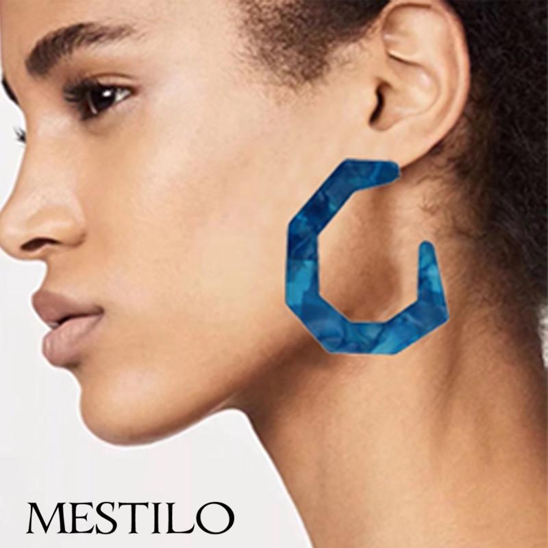 MESTILO Exaggeration Geometric Big Open Round Circle Earring For Women Statement Boho Large Acrylic Hoop Earrings Jewelry
MESTILO Exaggeration Geometric Big Open Round Circle Earring For Women Statement Boho Large Acrylic Hoop Earrings Jewelry