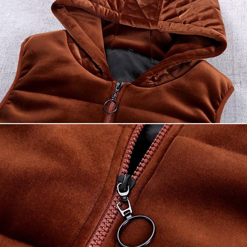 Plus size thicken zip vest sweatsuit tops pants 3 piece suit casual letter embroidery velvet tracksuit solid striped warm outfit 201119