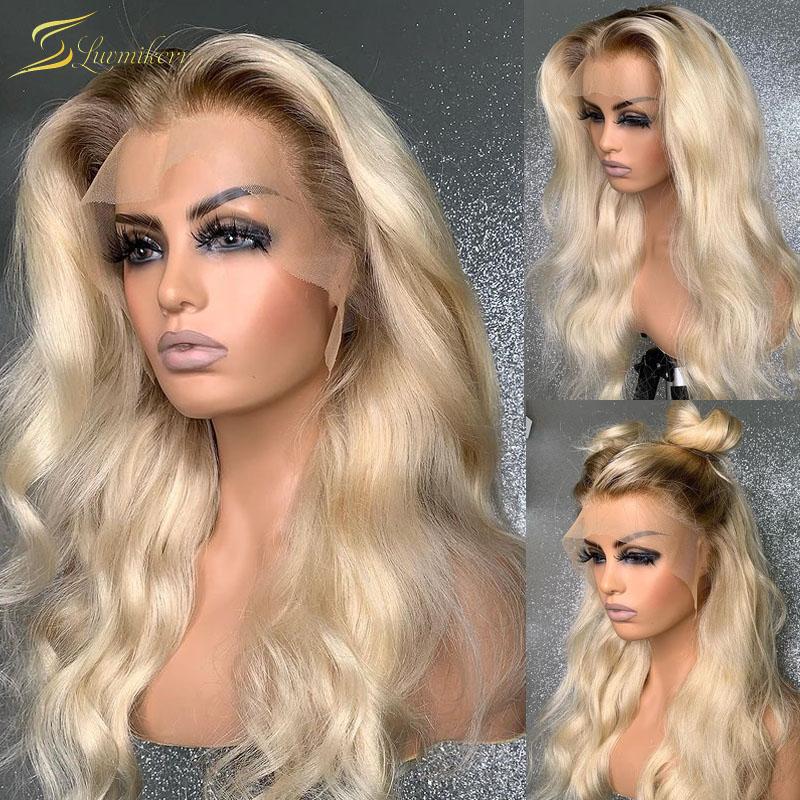 HD Transparent 613 Blonde Ombre 13X6 Lace Front Wig Deep Part Body Wave Colored Human Hair Wigs For Black Women Preplucked Full, As pic
HD Transparent 613 Blonde Ombre 13X6 Lace Front Wig Deep Part Body Wave Colored Human Hair Wigs For Black Women Preplucked Full, As pic