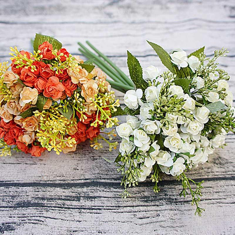Wedding Bridesmaids Holding Fake Roses Flower Bouquet Romantic Silk Artificial Flowers for Home Garden Hotel Supplies Decor, Orange
Wedding Bridesmaids Holding Fake Roses Flower Bouquet Romantic Silk Artificial Flowers for Home Garden Hotel Supplies Decor, Orange