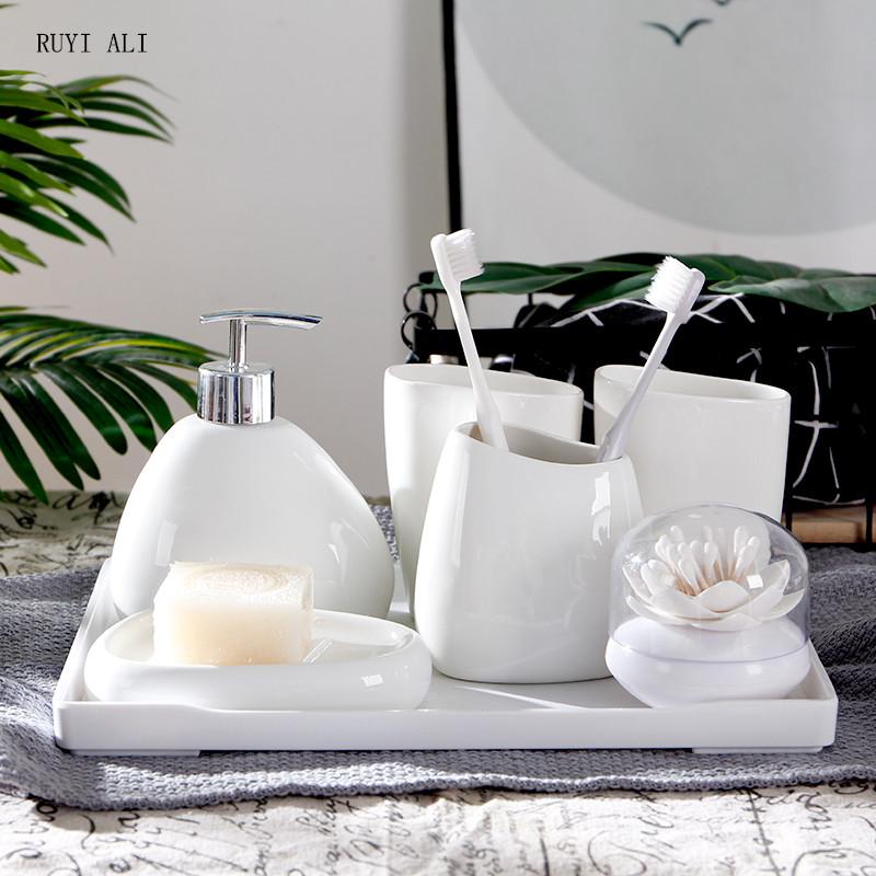 White Ceramic Bathroom Accessories Seoothbrush Holder /Soap Dispenser/Wedding Gift/Melamine tray/Toothpick Holder/Cotton Swab
White Ceramic Bathroom Accessories Seoothbrush Holder /Soap Dispenser/Wedding Gift/Melamine tray/Toothpick Holder/Cotton Swab