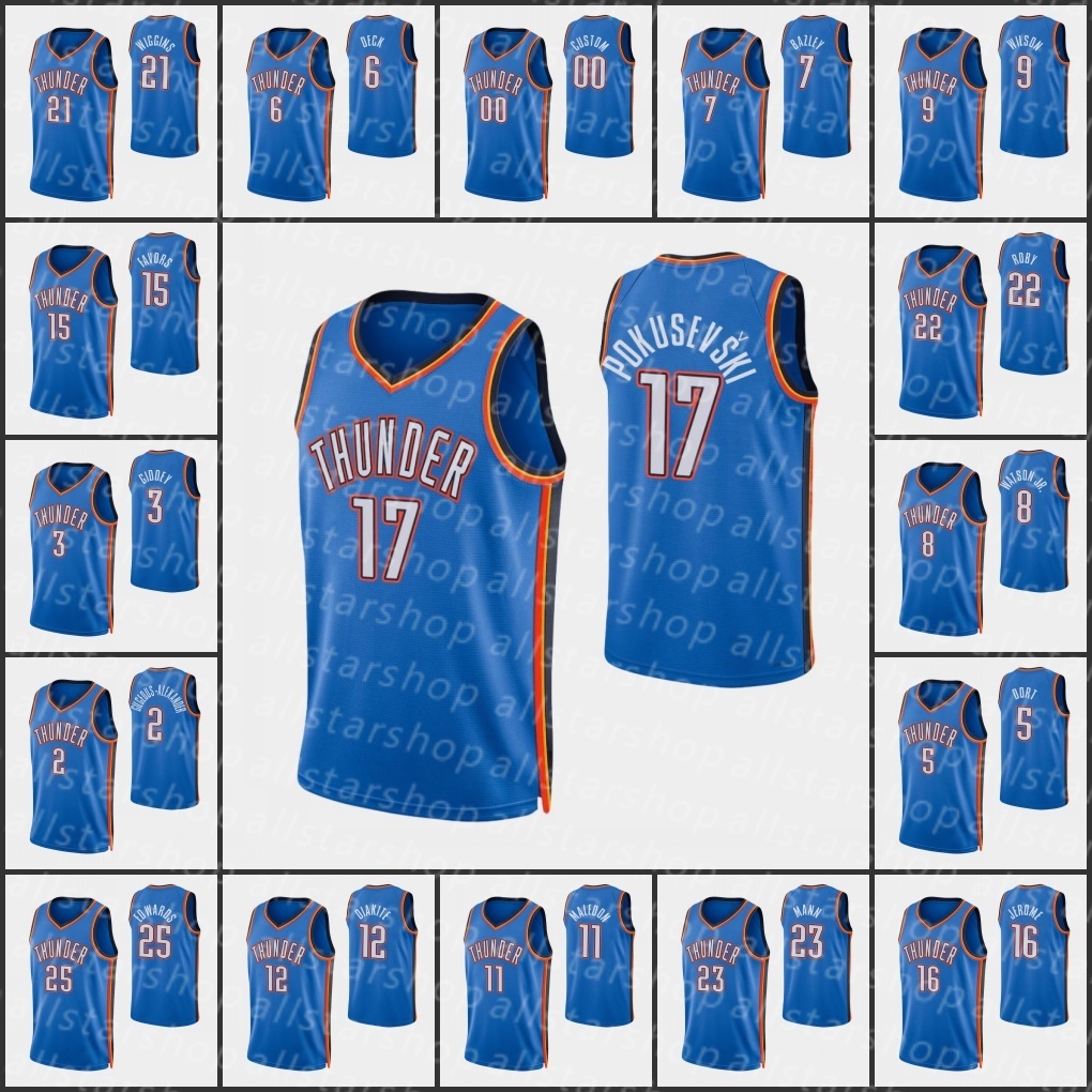 Oklahoma''City''Thunder''Men Shai Gilgeous-Alexander Tre Mann Aaron Wiggins Aleksej Pokusevski 75th Anniversary Diamond Custom Blue Jersey
Oklahoma''City''Thunder''Men Shai Gilgeous-Alexander Tre Mann Aaron Wiggins Aleksej Pokusevski 75th Anniversary Diamond Custom Blue Jersey