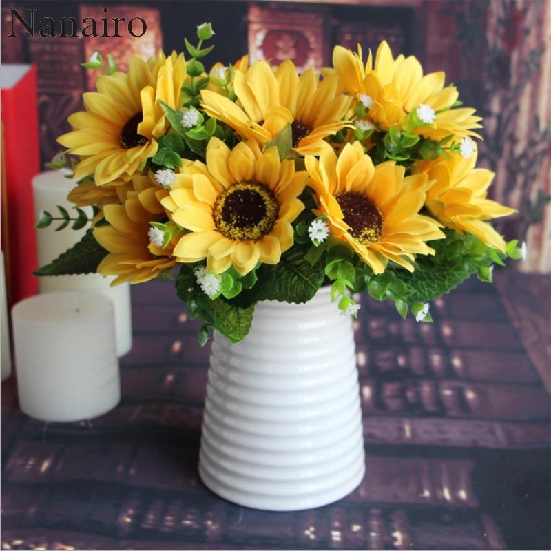 1 Bouquet /7 Heads 9cm Wedding Mini Rose Artificial Silk Flower bouquet Bride Home Decoration Cheap Fake Scrapbooking Flower, Yellow
1 Bouquet /7 Heads 9cm Wedding Mini Rose Artificial Silk Flower bouquet Bride Home Decoration Cheap Fake Scrapbooking Flower, Yellow