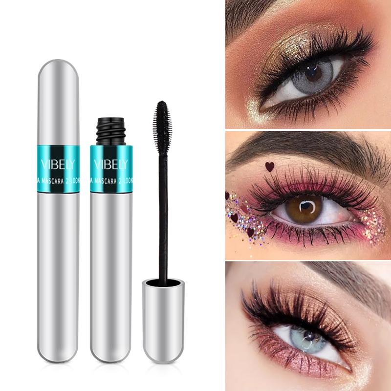 Double Head Waterproof Mascara 4D Thick Pull Long Curl Warped Eyelashes Liquid Not Easy Dizzy Dye Eye Lashes Makeup TSLM1, Black
Double Head Waterproof Mascara 4D Thick Pull Long Curl Warped Eyelashes Liquid Not Easy Dizzy Dye Eye Lashes Makeup TSLM1, Black