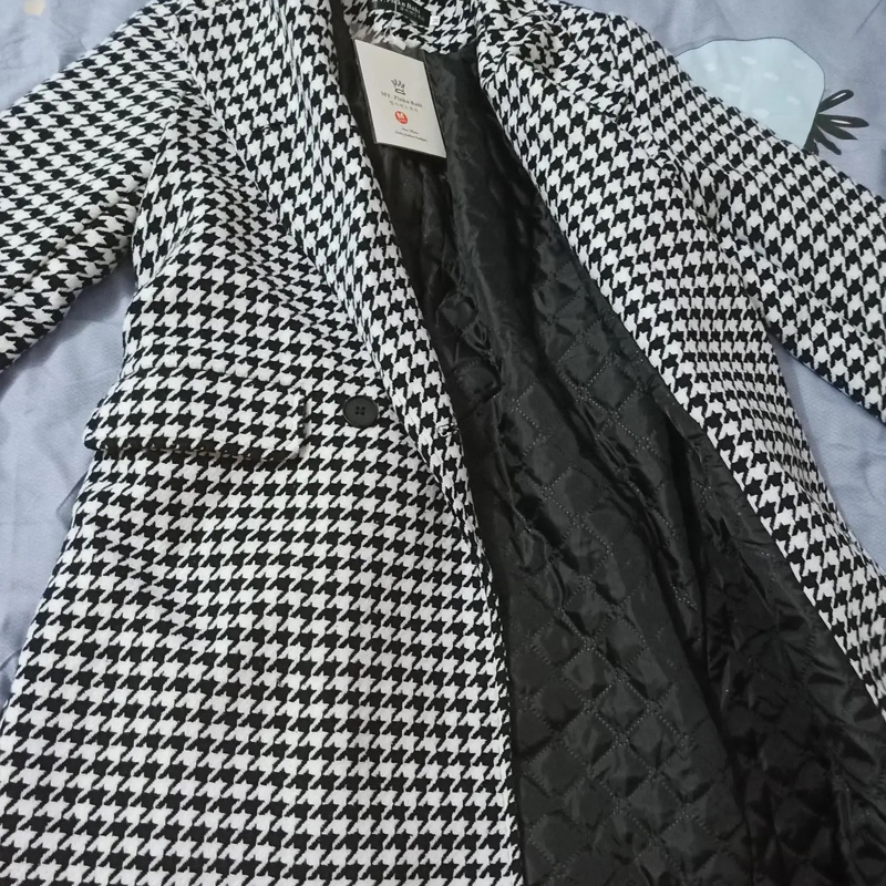Autumn Winter Women Warm Wool Coat Fashion Plaid Belted Blends Outwear Female Korean Streetwear Thick Long Coats 201215