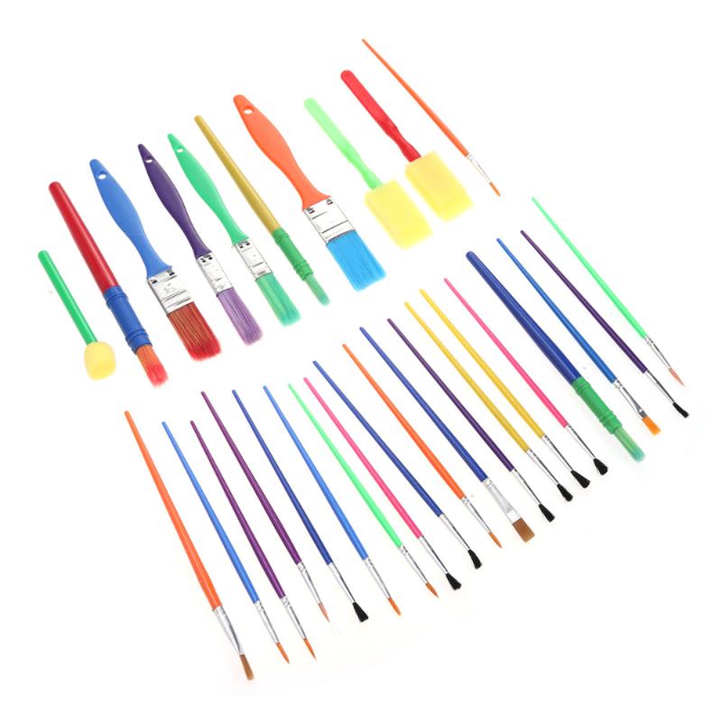 30 pcs Painting Sponge Brushes DIY Creative Durable Graffiti Tool for Children Kids
30 pcs Painting Sponge Brushes DIY Creative Durable Graffiti Tool for Children Kids