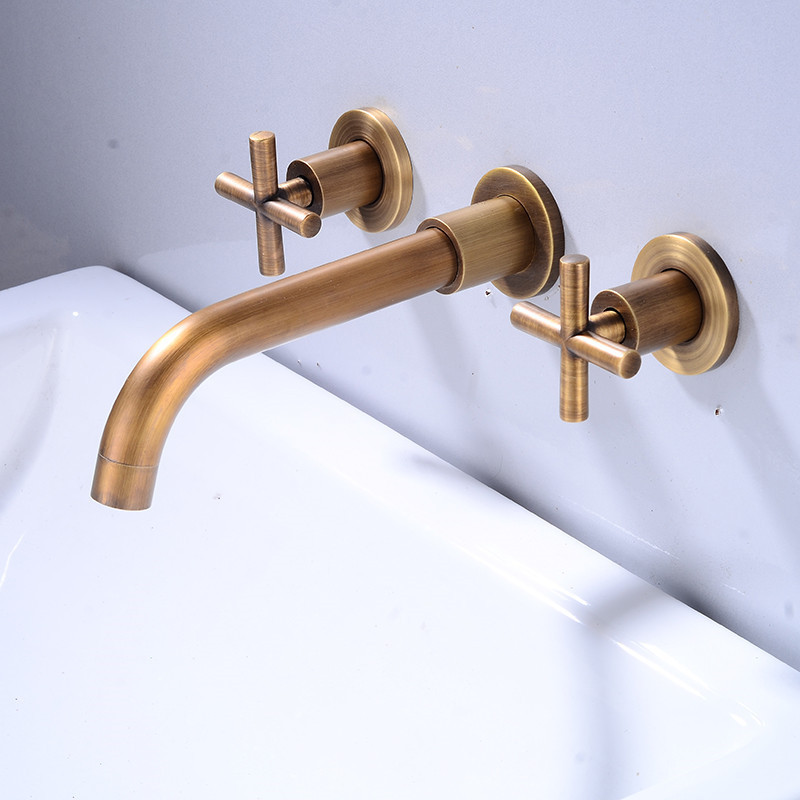 All Copper Concealed Gold Antique Chrome Plated Black Hot and Cold Water Basin Faucet Into The Wall Basin Faucet
All Copper Concealed Gold Antique Chrome Plated Black Hot and Cold Water Basin Faucet Into The Wall Basin Faucet