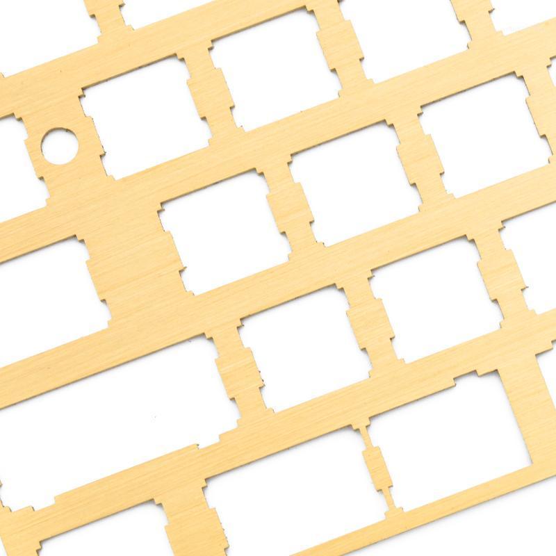 Brass Plate for Mechanical Keyboard with oxidation resistant coating brushed tech xd60 xd64 xd75 xd84 bm43 xd68 gh60 bm60 iso1
Brass Plate for Mechanical Keyboard with oxidation resistant coating brushed tech xd60 xd64 xd75 xd84 bm43 xd68 gh60 bm60 iso1