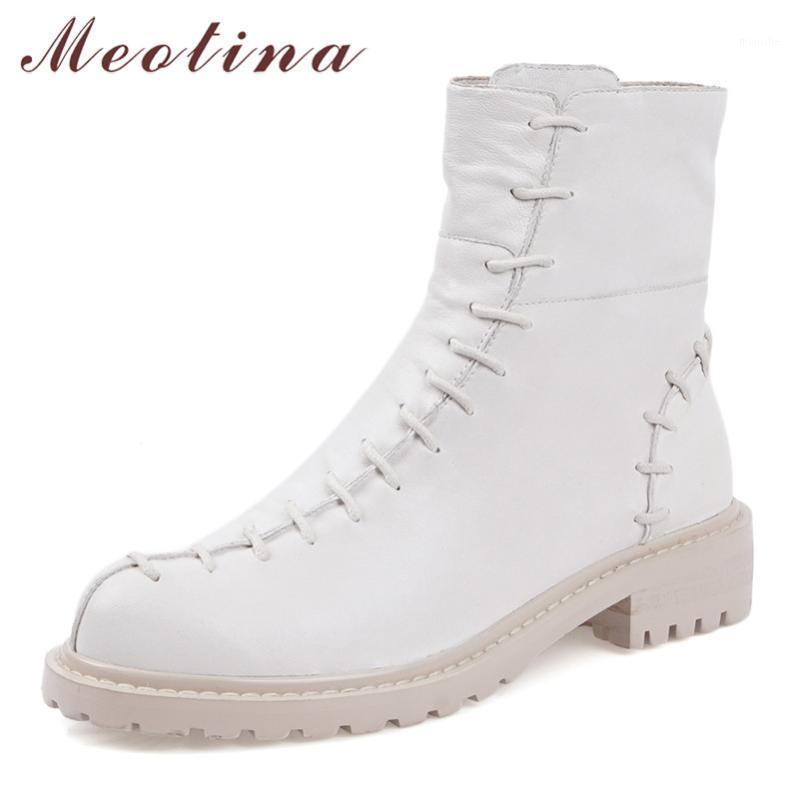 Meotina Sheepskin Ankle Boots Women Natural Genuine Leather Thick Heel Short Boots Zipper Round Toe Shoes Female Autumn Size 421, Black
Meotina Sheepskin Ankle Boots Women Natural Genuine Leather Thick Heel Short Boots Zipper Round Toe Shoes Female Autumn Size 421, Black