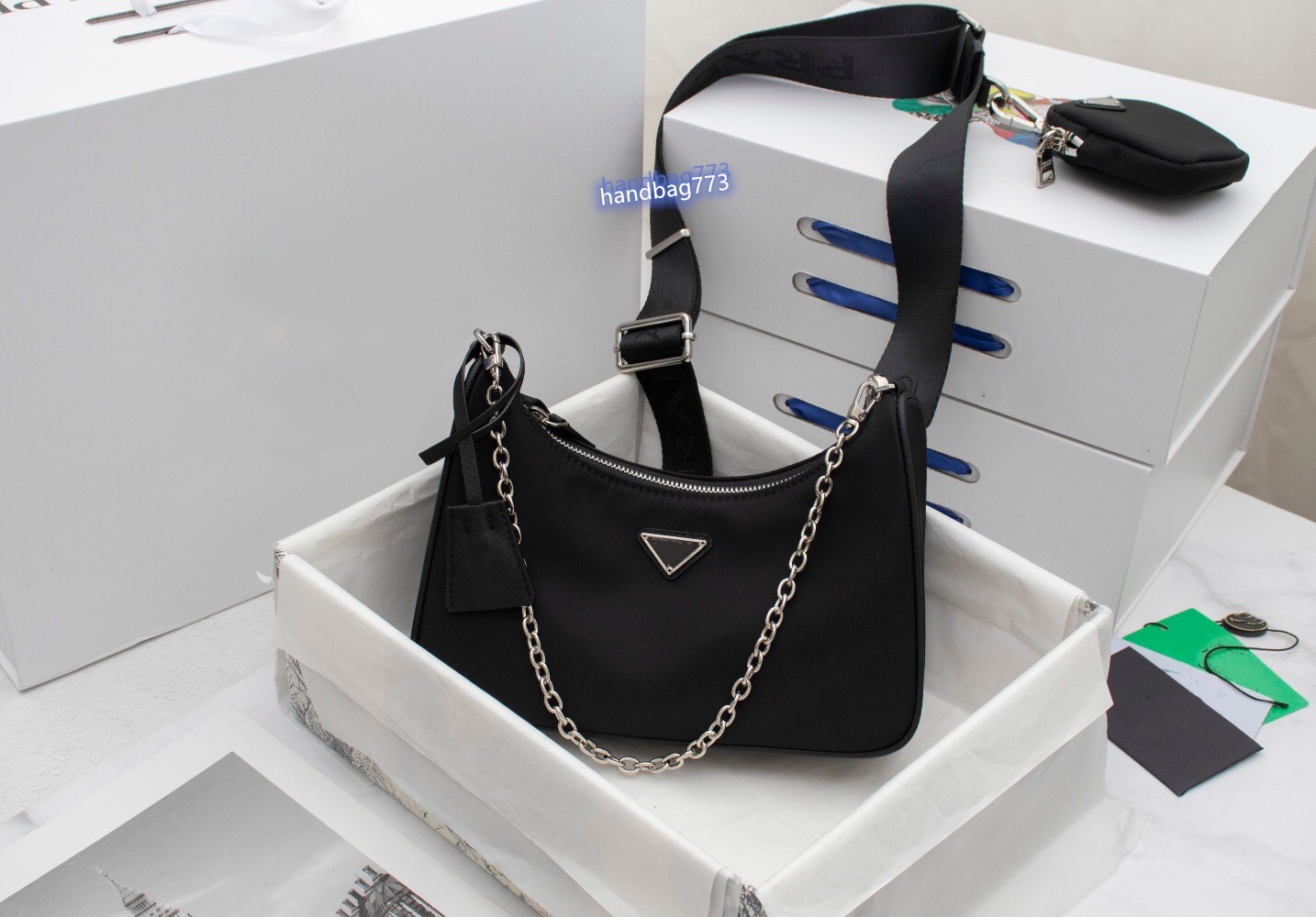 Fashion Shoulder Re-Edition 2005 nylon Designer shoulder bag Top quality Handbags women bags Cross body luxurys Hobo designers messenger bag, White
Fashion Shoulder Re-Edition 2005 nylon Designer shoulder bag Top quality Handbags women bags Cross body luxurys Hobo designers messenger bag, White