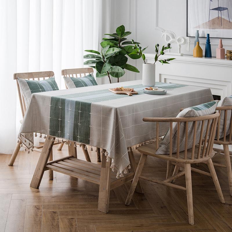 Nordic Japanese Cotton Splicing and Plain Color Table Cloth Rectangular Tablecloth Modern Simplicity Coffee Table Cloth, 03
Nordic Japanese Cotton Splicing and Plain Color Table Cloth Rectangular Tablecloth Modern Simplicity Coffee Table Cloth, 03