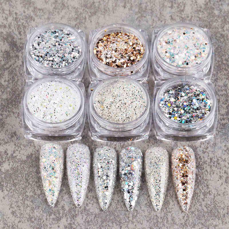6Boxes/Set 3D Sequins Nail Glitter Flakes Mixed Mirror DIY Spangles Paillette Nail Art Decorations
6Boxes/Set 3D Sequins Nail Glitter Flakes Mixed Mirror DIY Spangles Paillette Nail Art Decorations
