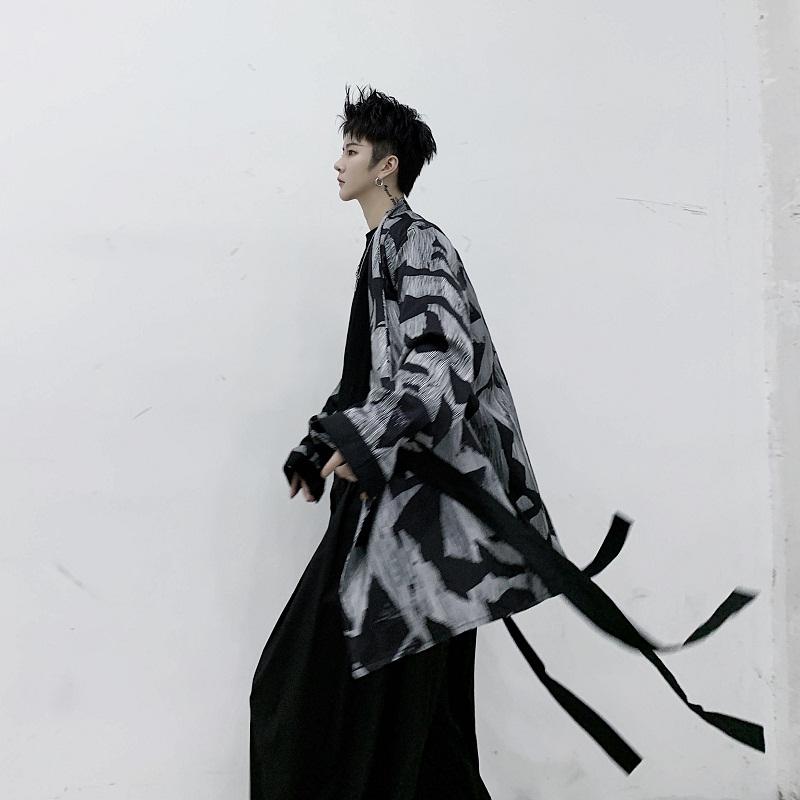 Men Japan Style Long Sleeve Casual Kimono Shirt Male Pattern Print Vintage Streetwear Hip Hop Shirt Cardigan Coat, 3933
Men Japan Style Long Sleeve Casual Kimono Shirt Male Pattern Print Vintage Streetwear Hip Hop Shirt Cardigan Coat, 3933