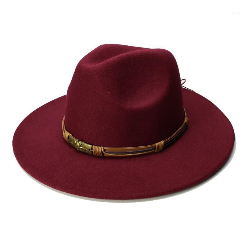 LUCKYLIANJI Retro Women Men Vintage 100% Wool Wide Brim Cap Fedora Panama Jazz Bowler Hat Braid Band with Skull(57cm/adjusted)1, Black
LUCKYLIANJI Retro Women Men Vintage 100% Wool Wide Brim Cap Fedora Panama Jazz Bowler Hat Braid Band with Skull(57cm/adjusted)1, Black