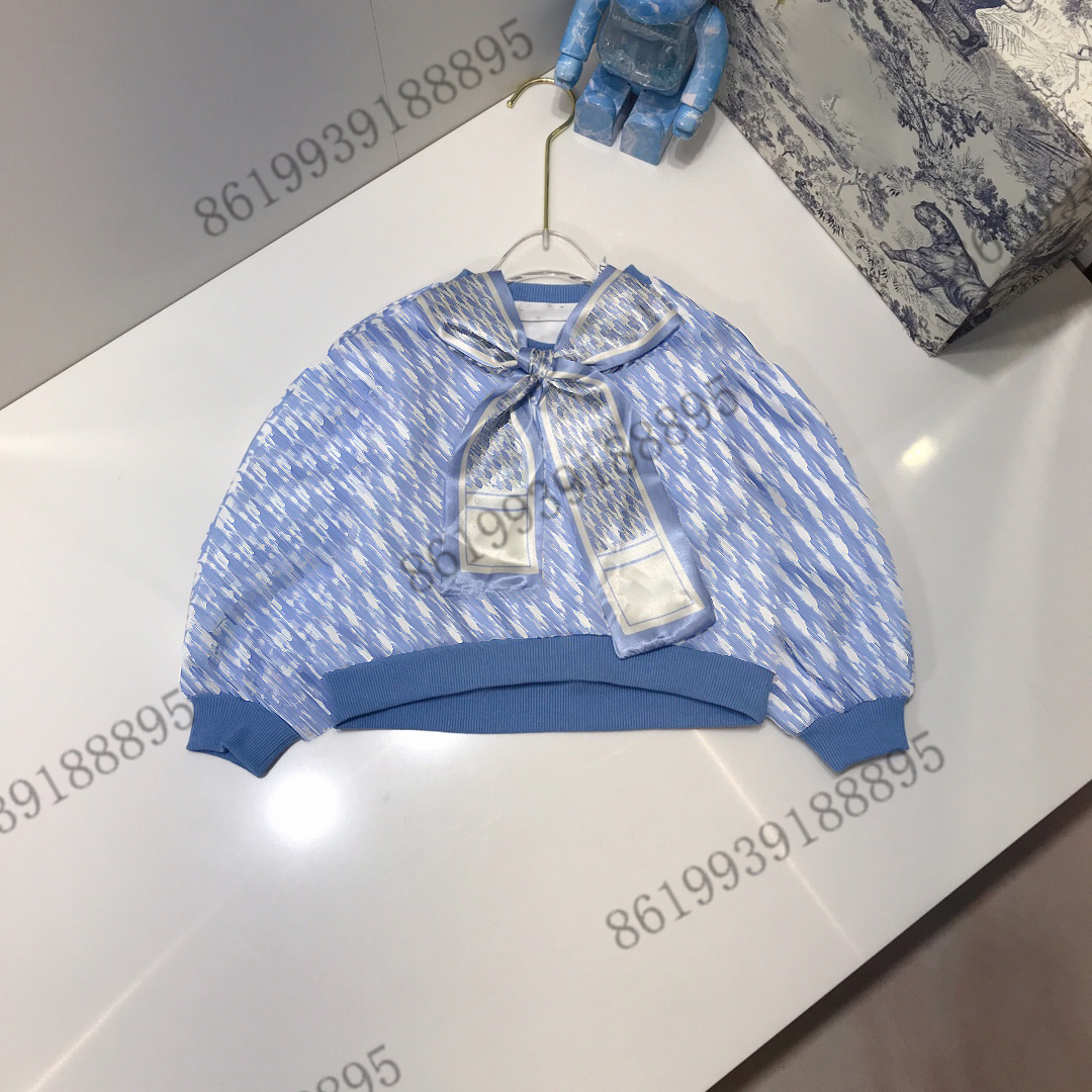 2022ss spring designer kids sets Round neck long sleeve blue pullover + skirt suit design dyeing set childrens suit brand girls clothing cotton pink tees size 100-150, 10
2022ss spring designer kids sets Round neck long sleeve blue pullover + skirt suit design dyeing set childrens suit brand girls clothing cotton pink tees size 100-150, 10