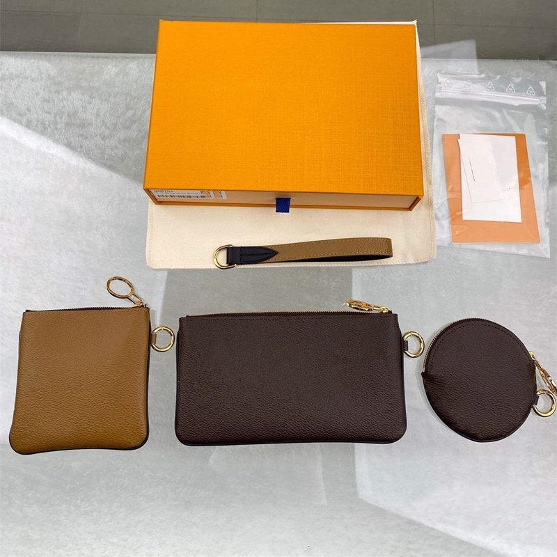 Designers Trio Bags 3 pcs Fashion favorite Key Coin bag keychain leather short wallet Card holder women purses zipper pocket GGs LVs YSLs louiseity viutonity VUTTONS, For shipping
Designers Trio Bags 3 pcs Fashion favorite Key Coin bag keychain leather short wallet Card holder women purses zipper pocket GGs LVs YSLs louiseity viutonity VUTTONS, For shipping