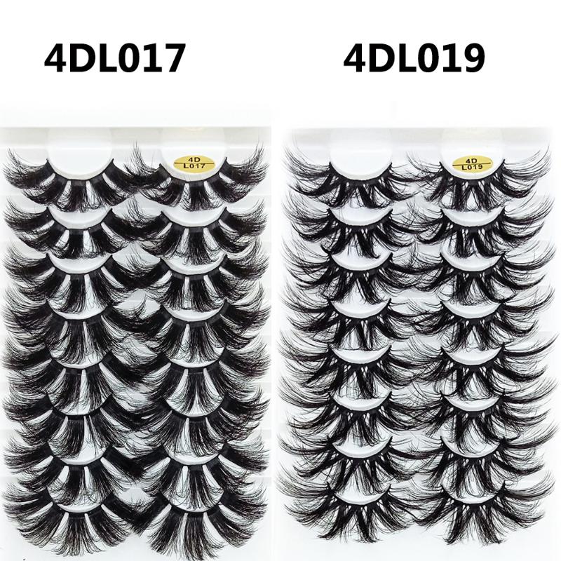 8 Pairs Wholesale 25mm 4D Mink False Eyelashes Wispy Fluffy Long Full Volume Eyelashes Extension Handamde Beauty Tools
8 Pairs Wholesale 25mm 4D Mink False Eyelashes Wispy Fluffy Long Full Volume Eyelashes Extension Handamde Beauty Tools
