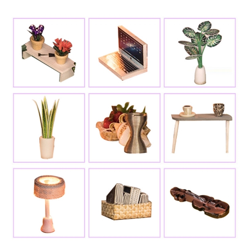 diy big house wooden doll houses kitchen miniature villa dollhouse kast furniture kit travaux manuels adulte oyuncak ev 201217