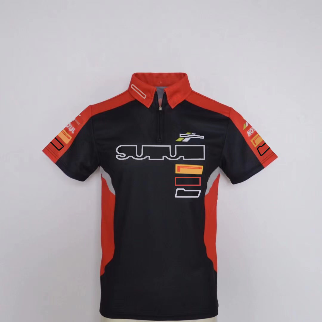 New summer gp racing polo shirt motorcycle riding short-sleeved knight quick-drying breathable team uniform locomotive lapel free shipping