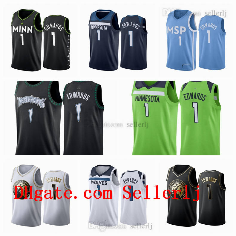 Men 1 Anthony Edwards Minnesota Timberwolves NBA 2020-21 White Association Jersey, Black;red
Men 1 Anthony Edwards Minnesota Timberwolves NBA 2020-21 White Association Jersey, Black;red