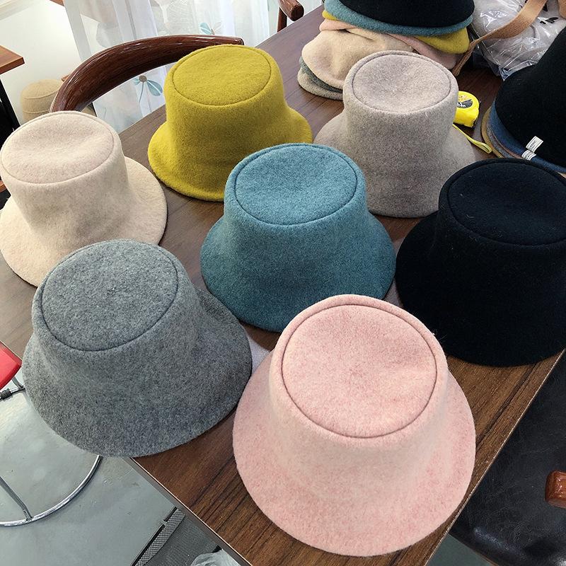 100% wool Luxury fisherman hat Female Bucket hat Warm winter Panama cap retro beggar bucket Gifts, Black
100% wool Luxury fisherman hat Female Bucket hat Warm winter Panama cap retro beggar bucket Gifts, Black