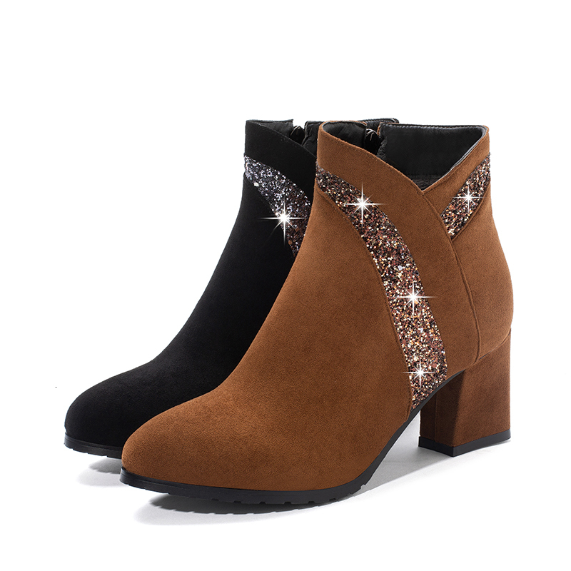 2021 Women's Hot Boots Plus Size 22-27.5 in Fashion Velvet Vet Flock Winter Europe America Bling Black and Brown YDIZ
2021 Women's Hot Boots Plus Size 22-27.5 in Fashion Velvet Vet Flock Winter Europe America Bling Black and Brown YDIZ