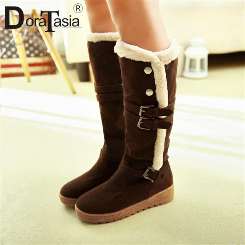 DORATASIA Brand New Ladies Winter Snow Boots Fashion Platform Warm Fur Boots Women Thick Bottom Flat Thick Plush Shoes Woman, Apricot
DORATASIA Brand New Ladies Winter Snow Boots Fashion Platform Warm Fur Boots Women Thick Bottom Flat Thick Plush Shoes Woman, Apricot