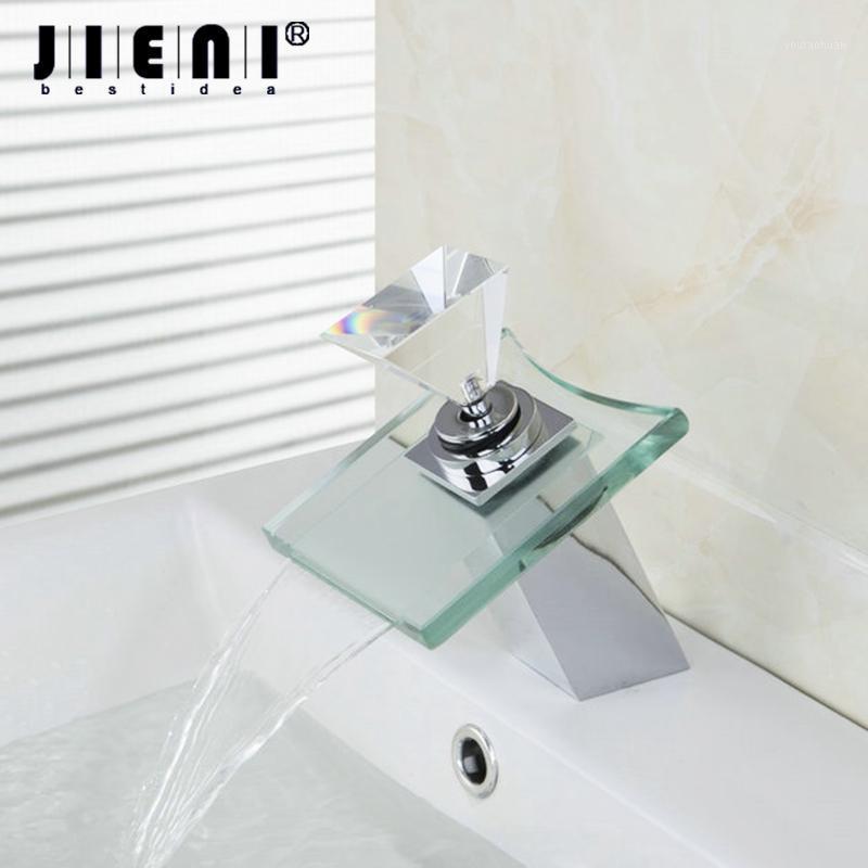 JIENI Brass Chrome Water Faucet Bathroom Basin Sink Mixer Tap Polished Kitchen Faucet Waterfall Led torneira Mixer1
JIENI Brass Chrome Water Faucet Bathroom Basin Sink Mixer Tap Polished Kitchen Faucet Waterfall Led torneira Mixer1