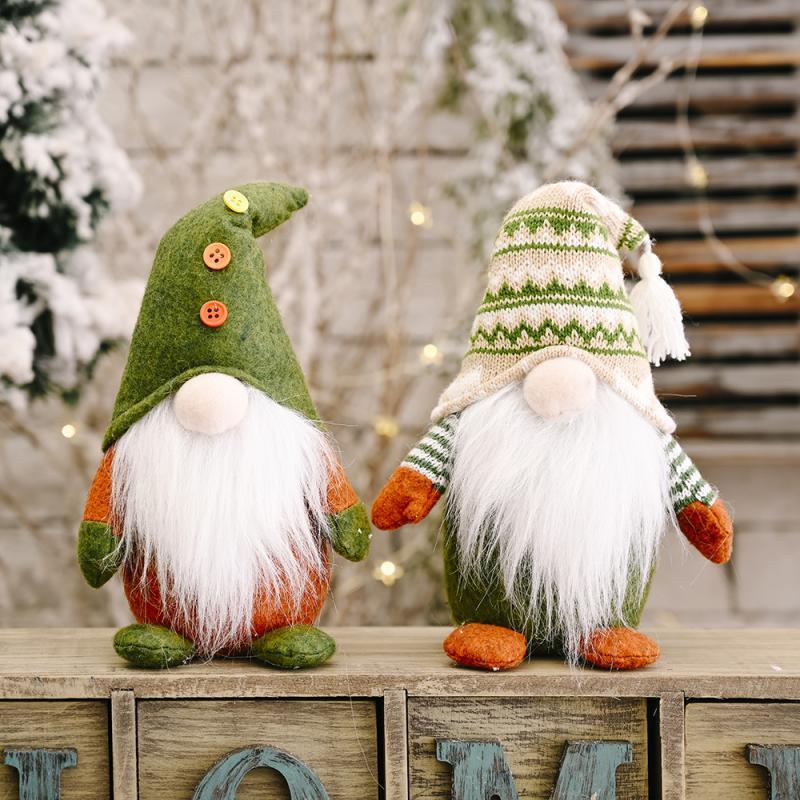New Year 2021cute Christmas Decorations Knitted Non-woven Fabric Standing Faceless Doll Creative Forest People Ornament Doll
New Year 2021cute Christmas Decorations Knitted Non-woven Fabric Standing Faceless Doll Creative Forest People Ornament Doll