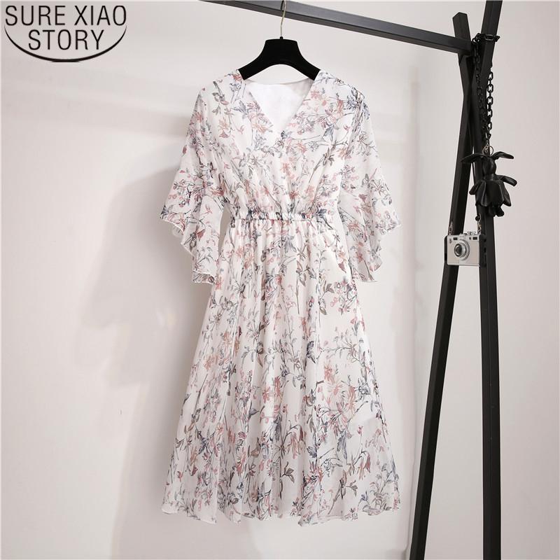 Casual Dresses 2022 Spring Summer A-line Print Women Pink Chiffon Dress Sweet V-Neck Half Ruffles Sleeve Knee-length 9436 50, Black;gray
Casual Dresses 2022 Spring Summer A-line Print Women Pink Chiffon Dress Sweet V-Neck Half Ruffles Sleeve Knee-length 9436 50, Black;gray