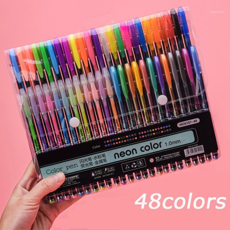 12/18/24/36/48Colors gel pen set refill gel pen pastel neon flash color sketch painting marker school stationery1
12/18/24/36/48Colors gel pen set refill gel pen pastel neon flash color sketch painting marker school stationery1