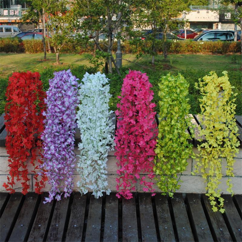 Artificial Vine Flowers Silk Fake Wisteria Ivy Vine Garden Hanging Flower Plant Home Wedding Party Decor Valentines Day Gift1, White
Artificial Vine Flowers Silk Fake Wisteria Ivy Vine Garden Hanging Flower Plant Home Wedding Party Decor Valentines Day Gift1, White