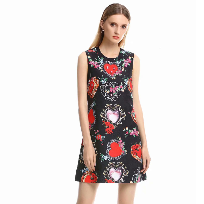 Retro-printing Strip Flowers Beads Sleeveless Elegant Temperament Mini Women Dress in High Quality Spring Summer Vp4q, Multiple
Retro-printing Strip Flowers Beads Sleeveless Elegant Temperament Mini Women Dress in High Quality Spring Summer Vp4q, Multiple