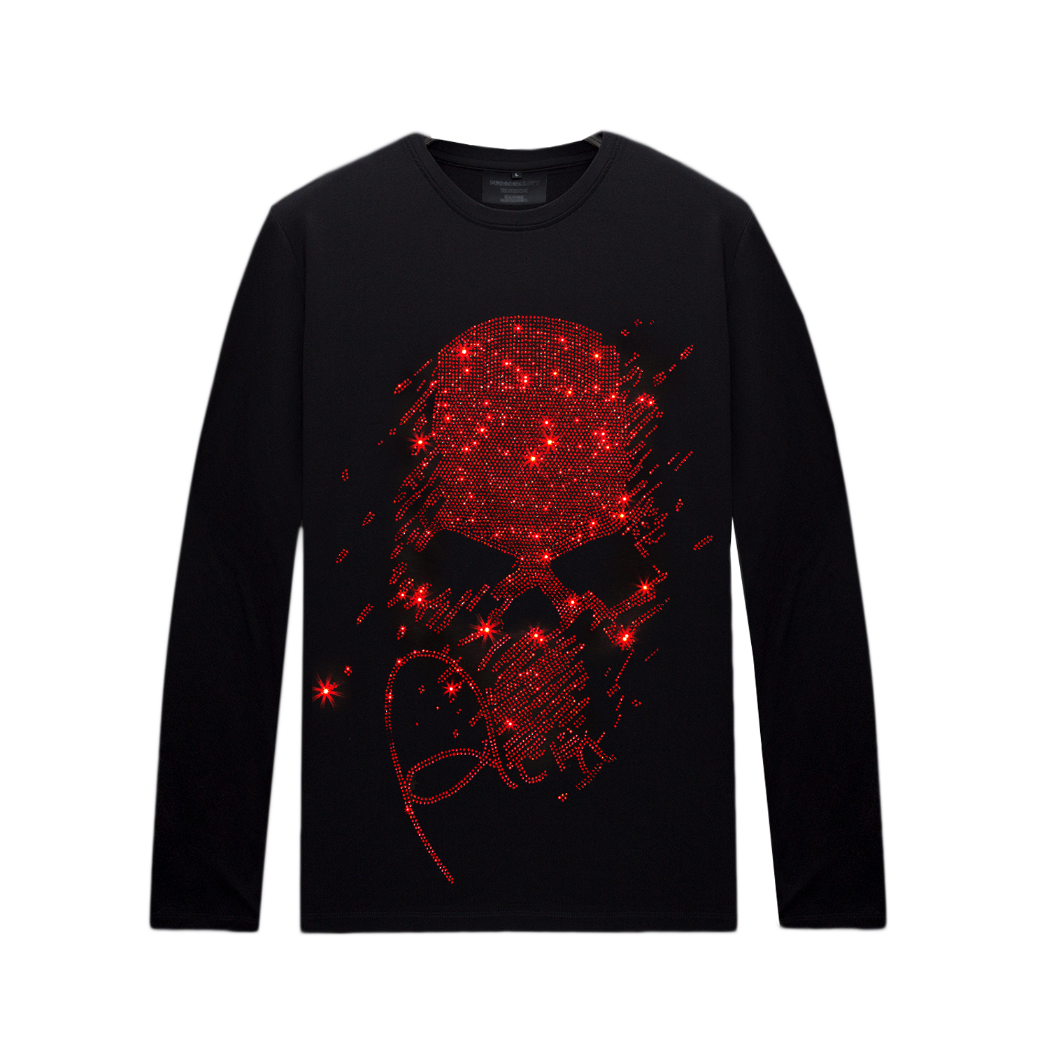Lightweight Rhinestone Long Sleeve Shirts for Men with Designs - Spring Autumn Crew Neck Tops Women Cotton Blend Unisex Black, 72
Lightweight Rhinestone Long Sleeve Shirts for Men with Designs - Spring Autumn Crew Neck Tops Women Cotton Blend Unisex Black, 72