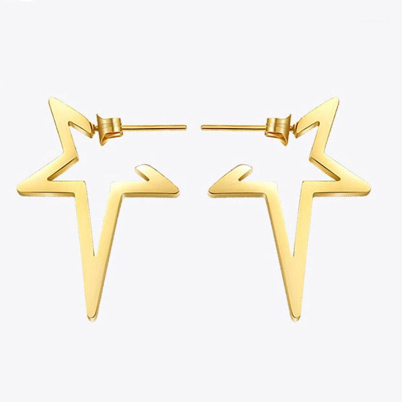 Trendy Luxury Gold Star Punk Stud Earring Rose Gold Color Stainless Steel Geometric Earings For Women Fashion Jewelry Gifts1
Trendy Luxury Gold Star Punk Stud Earring Rose Gold Color Stainless Steel Geometric Earings For Women Fashion Jewelry Gifts1