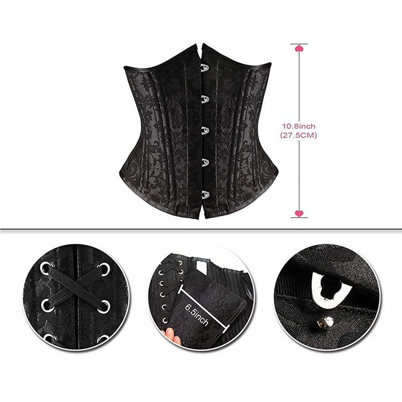 VIP payment link for box and extra Jacquard Underbust Black Waist Trainer Corset
