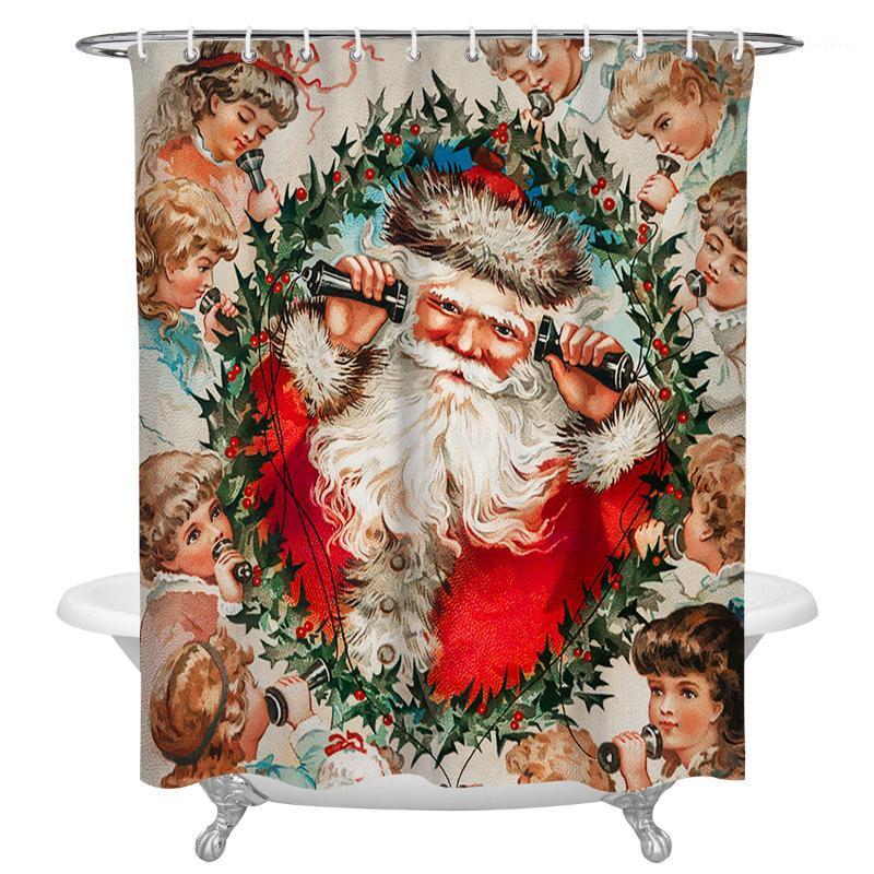 Christmas Santa Claus Child Listen To Wishes Waterproof Shower Curtain Home Hotel Bathroom Decor Polyester Fabric Shower Curtain1
Christmas Santa Claus Child Listen To Wishes Waterproof Shower Curtain Home Hotel Bathroom Decor Polyester Fabric Shower Curtain1