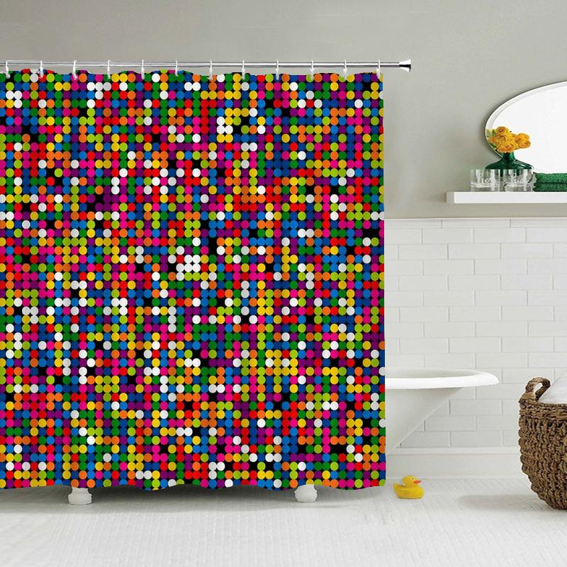 Colorful Geometry Shower Curtain 3d Bathroom Curtain With Hooks Decorative Partition Screen 180*240 Polyester Washable Cloth
Colorful Geometry Shower Curtain 3d Bathroom Curtain With Hooks Decorative Partition Screen 180*240 Polyester Washable Cloth