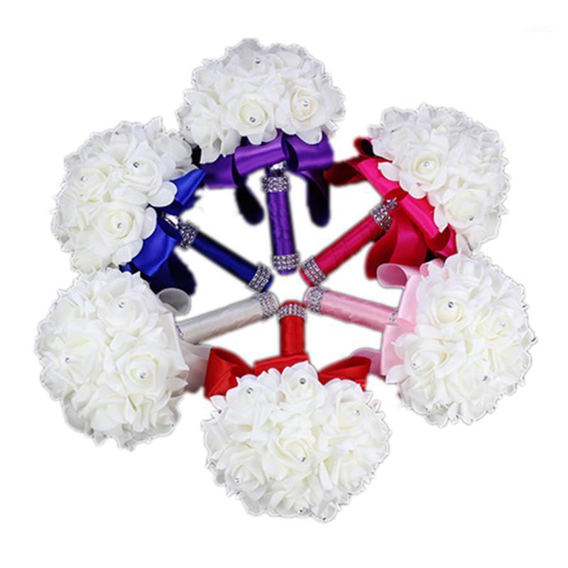 Romantic Wedding Bouquet Bride Bridesmaid Wedding Decoration Foam Flowers Rose Bridal Bouquet White Satin Holding Flowers1
Romantic Wedding Bouquet Bride Bridesmaid Wedding Decoration Foam Flowers Rose Bridal Bouquet White Satin Holding Flowers1