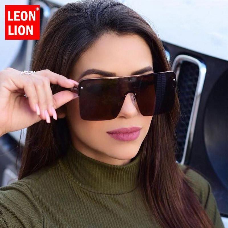LeonLion 2020 Oversized Sunglasses Women Rimless Sun Glasses Women Luxury Eyeglasses For Women/Men Vintage Gafas1
LeonLion 2020 Oversized Sunglasses Women Rimless Sun Glasses Women Luxury Eyeglasses For Women/Men Vintage Gafas1