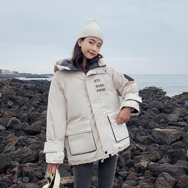 Woman parkas 2019 warm coats for cotton women winter casual parka with hoodie collar big letter loose coat, Yellow
Woman parkas 2019 warm coats for cotton women winter casual parka with hoodie collar big letter loose coat, Yellow
