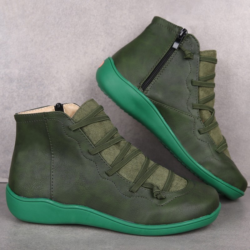 2021 The New Women's Leather Ankle Cross Strappy Female Vintage Flat Boots Ladies Shoes 6lka, Black.
2021 The New Women's Leather Ankle Cross Strappy Female Vintage Flat Boots Ladies Shoes 6lka, Black.