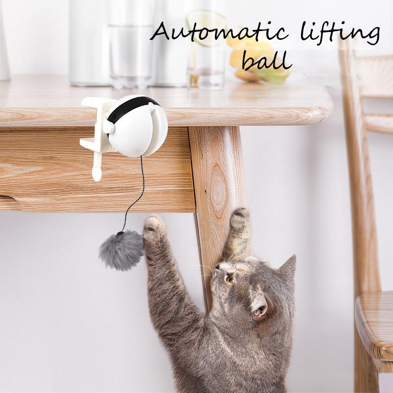 Funny Cat Teaser Toy Lifting Ball Electric Flutter Rotating Lifting Hairball Interactive Cat Can Play By Itself Training Tool
Funny Cat Teaser Toy Lifting Ball Electric Flutter Rotating Lifting Hairball Interactive Cat Can Play By Itself Training Tool