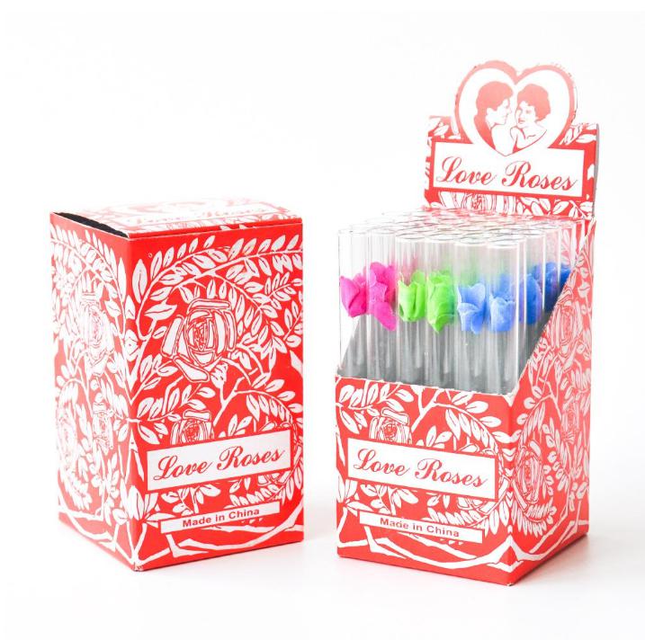 2020 Love Rose Glass Tube With Plastic Flower Inside 36pcs in one box glass smoke pipe tobacco pipe smoke accessory
2020 Love Rose Glass Tube With Plastic Flower Inside 36pcs in one box glass smoke pipe tobacco pipe smoke accessory