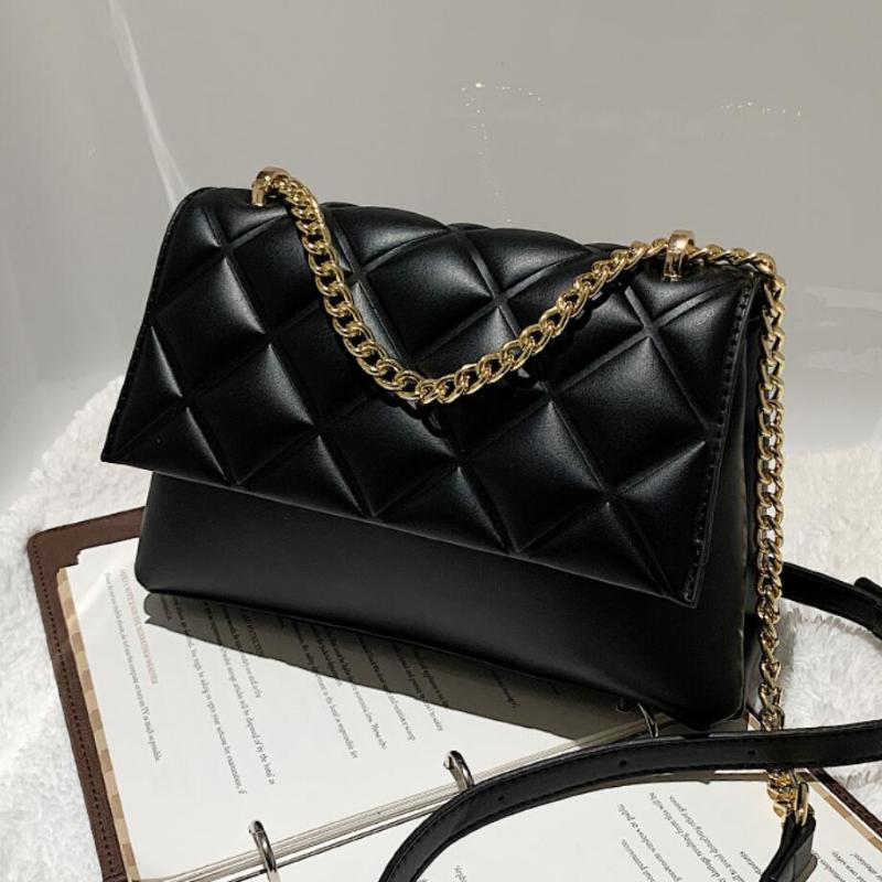 Lattice Square Crossbody bag 2021 Fashion New High quality PU Leather Women's Designer Handbag Chain Shoulder Messenger Bag, Black
Lattice Square Crossbody bag 2021 Fashion New High quality PU Leather Women's Designer Handbag Chain Shoulder Messenger Bag, Black