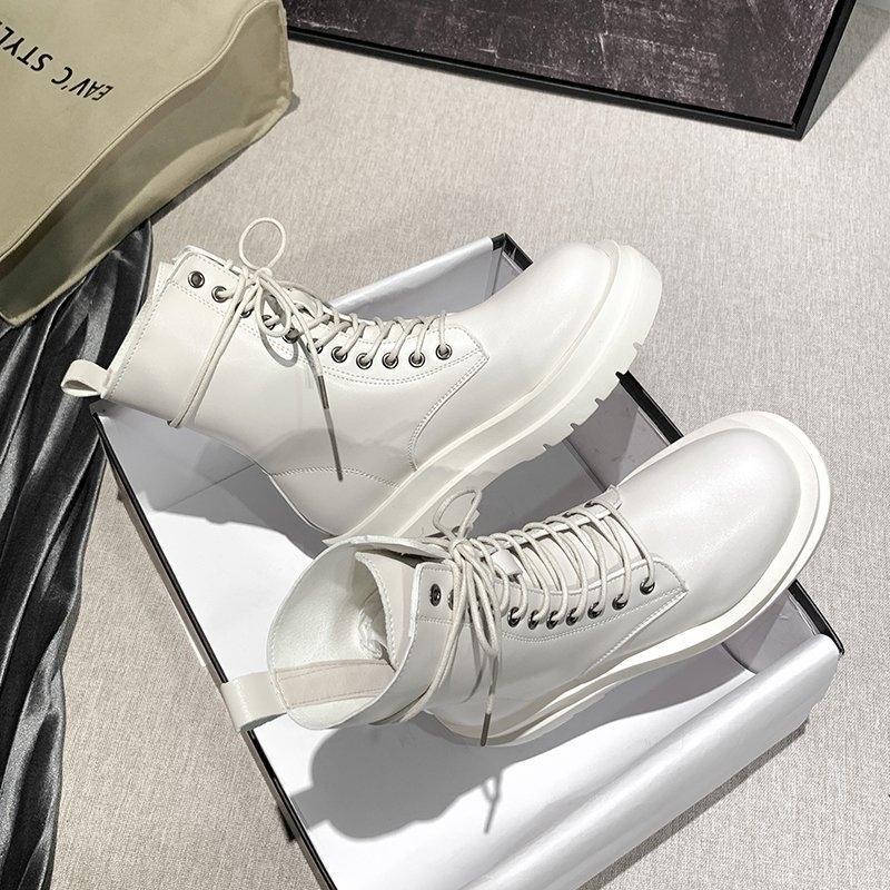 Women Combat Boots Fashion Platform Gothic Shoes Black Leather Plush Short Boots Women Fashion White Warm Fur Ankle Boots 201103
Women Combat Boots Fashion Platform Gothic Shoes Black Leather Plush Short Boots Women Fashion White Warm Fur Ankle Boots 201103