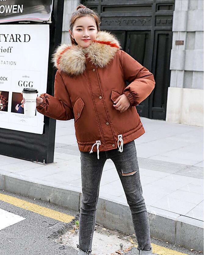 nouveau hiver femmes coton veste courte femme automne vtements d'extrieur hiver veste de mode filles rembourr Slim cap 201217