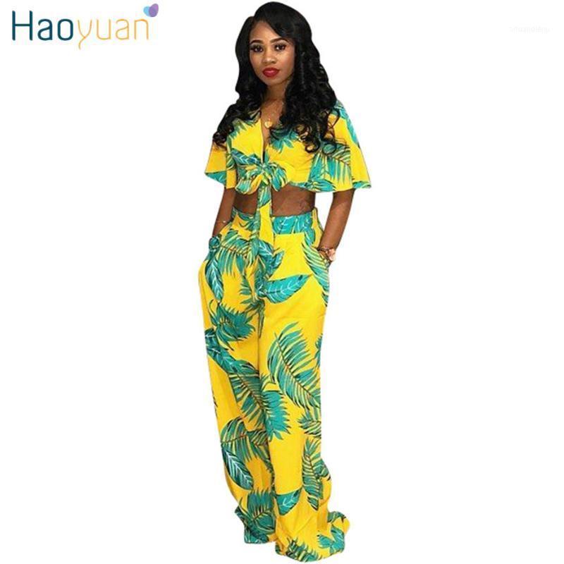 Women' Tracksuits HAOYUAN Plus Size Sexy Two Piece Set Women Outfits Bow Tie Tops+Wide Leg Pants Suits Casual Clothes Floral Print Matching, Yellow
Women' Tracksuits HAOYUAN Plus Size Sexy Two Piece Set Women Outfits Bow Tie Tops+Wide Leg Pants Suits Casual Clothes Floral Print Matching, Yellow